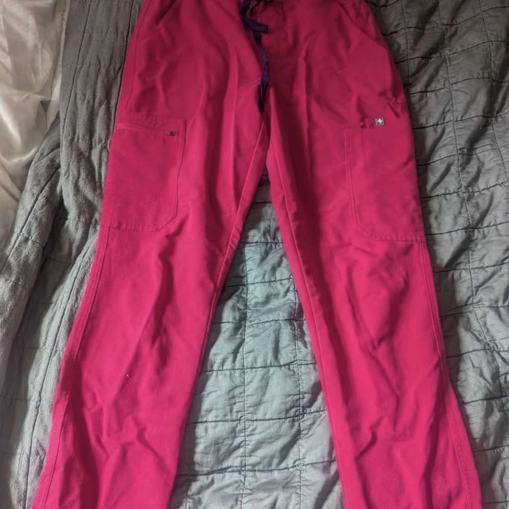 Figs Hot Pink Technical Pants
